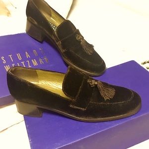 Stuart Weitzman, Brown Tassle Loafers, size 6